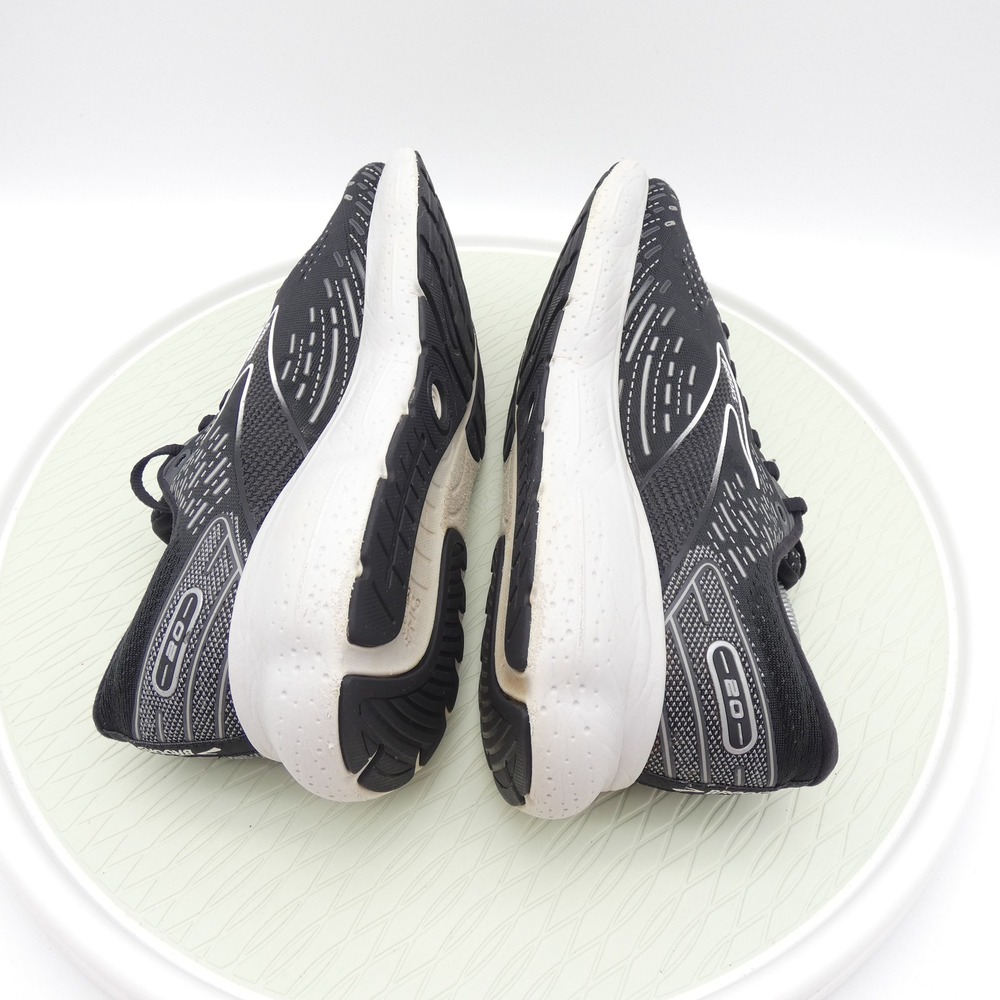 Brooks Glycerin 20 Mens Running Shoes Black White Wide 2E 1103822E034 Size 10.5 - Picture 6 of 9